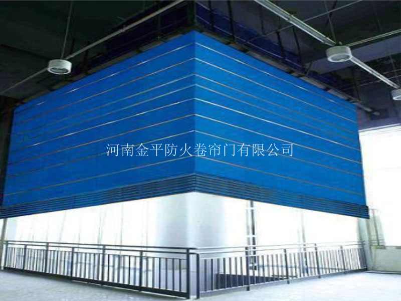 無機布雙軌無機（jī）折疊（dié）提升防火（huǒ）卷（juàn）簾